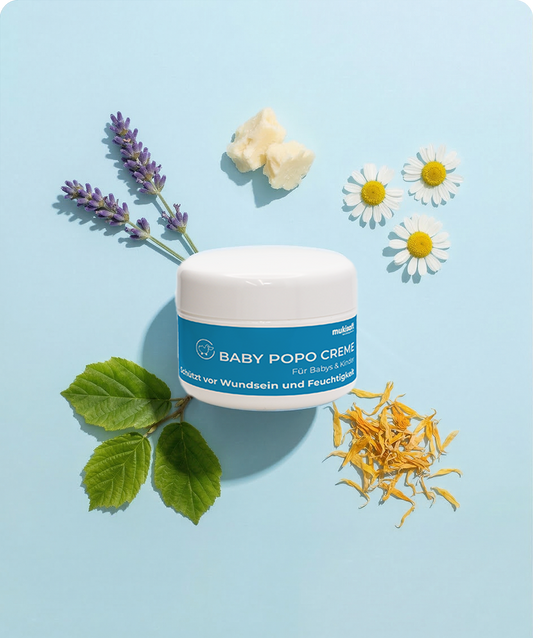 Mukisoft Baby Diaper Cream - Zinc-Free Protective Cream for the Diaper Area