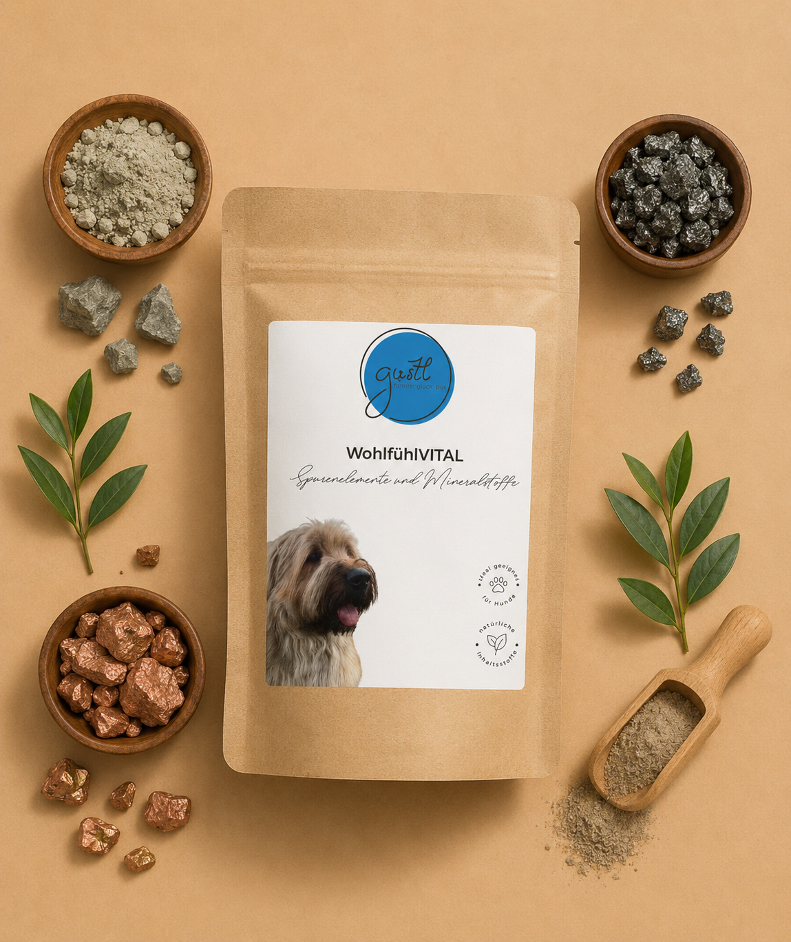 GUSTL WohlfühlVital – Mineralstoffe & Spurenelemente für Hunde