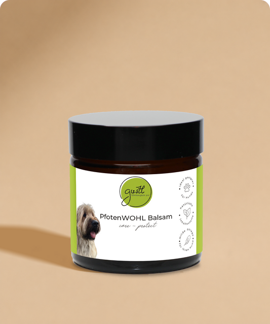 GUSTL PfotenWohl Balsam für Hunde - Pfotenbalsam für Ballen und Pfoten