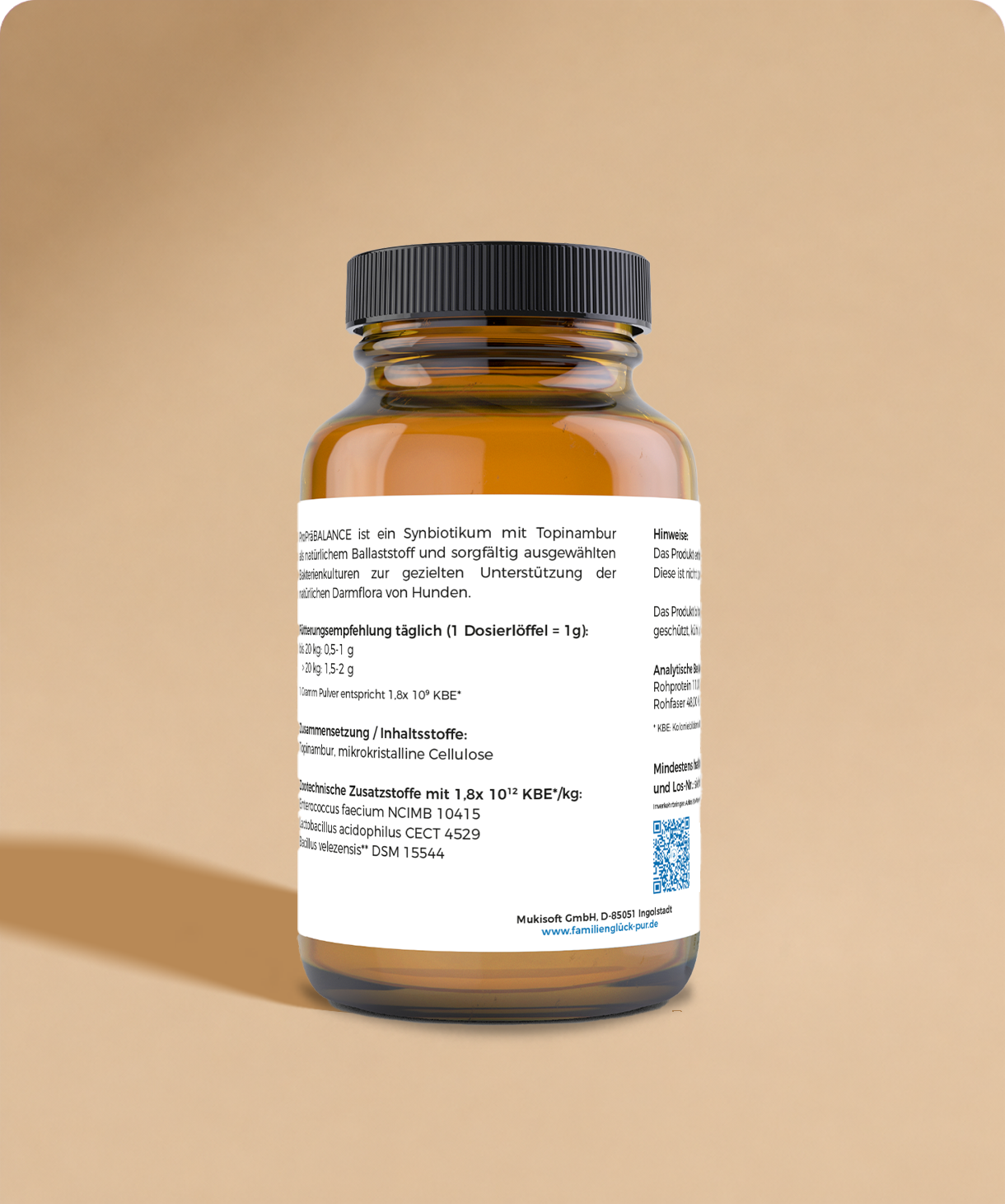 GUSTL PräProBalance – Prä- und probiotisches Ergänzungsfuttermittel für Hunde