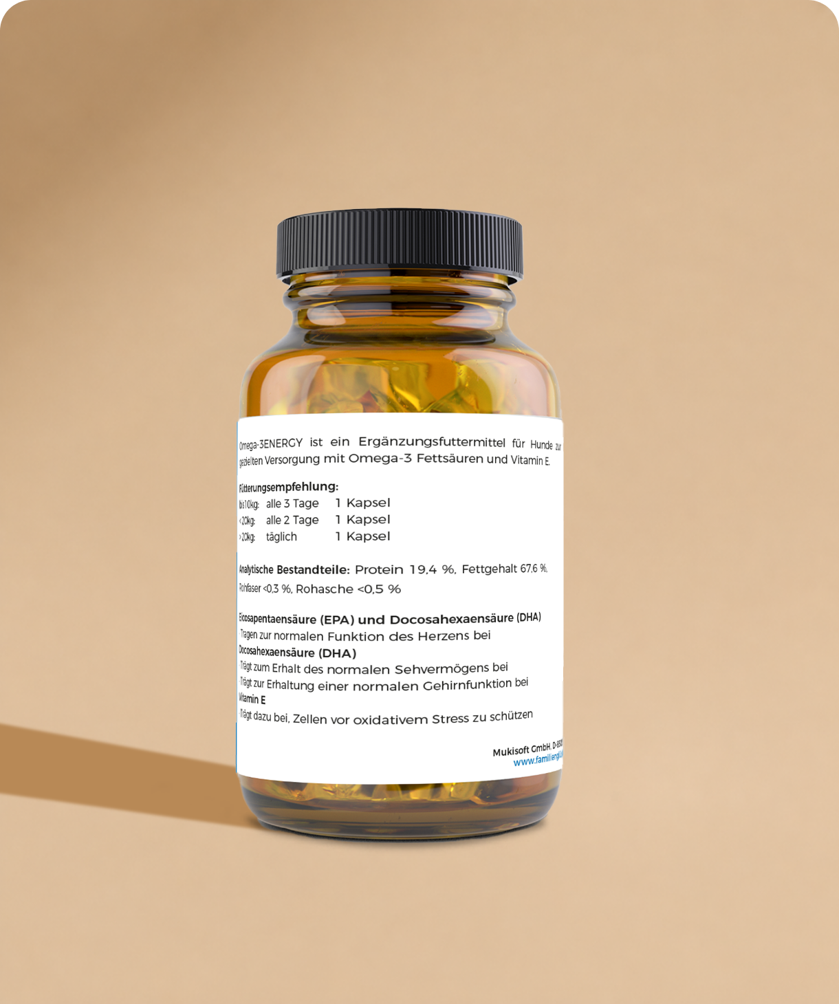 GUSTL Omega-3ENERGY – Omega-3-Fettsäuren für Hunde