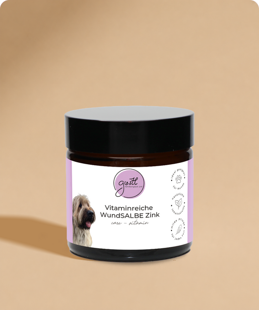 GUSTL Vitaminreiche Wundsalbe Zink – Hautschutzsalbe für Hunde
